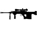 Gepard GepÃÂ¡rd anti materiel rifle, GM6 Lynx Caliber 50 BMG Cal 12 Ãâ 99 NATO Bulpup Semi Auto ARMY Special forces Sniper Rifle